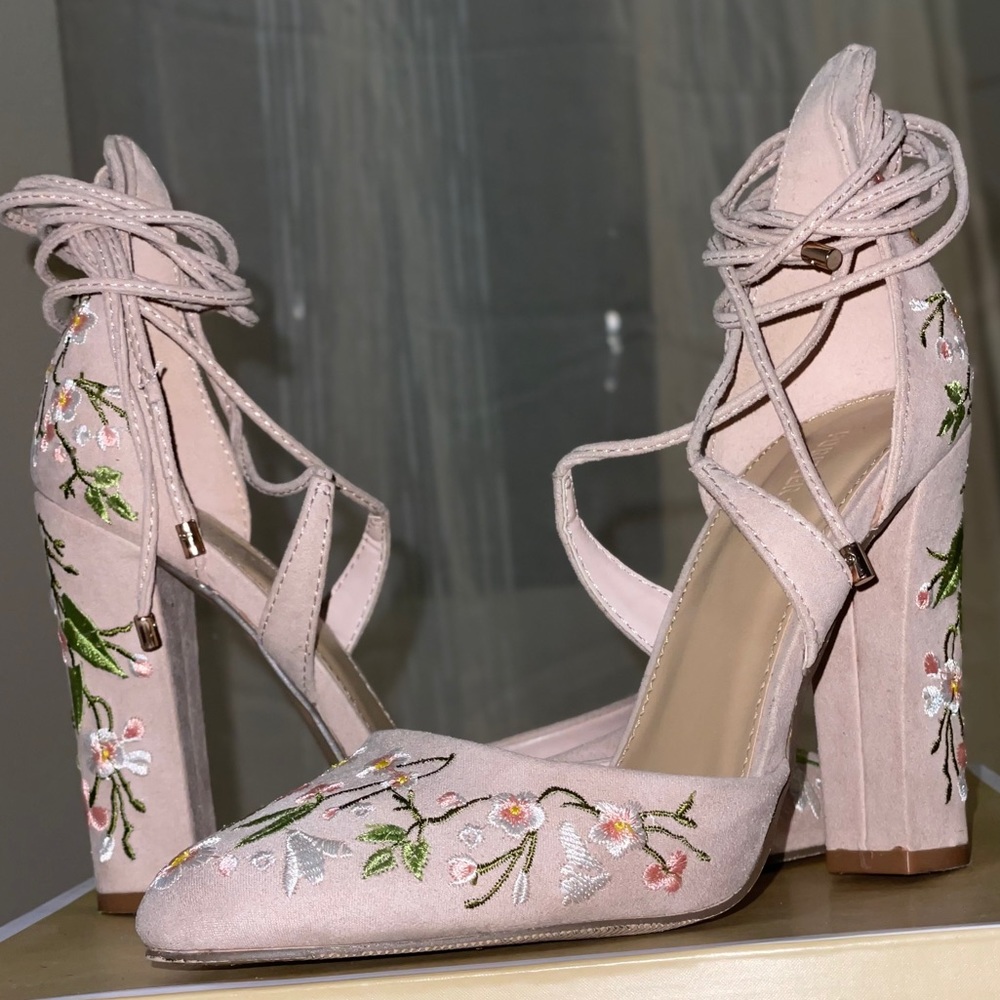 Embroidered Heels